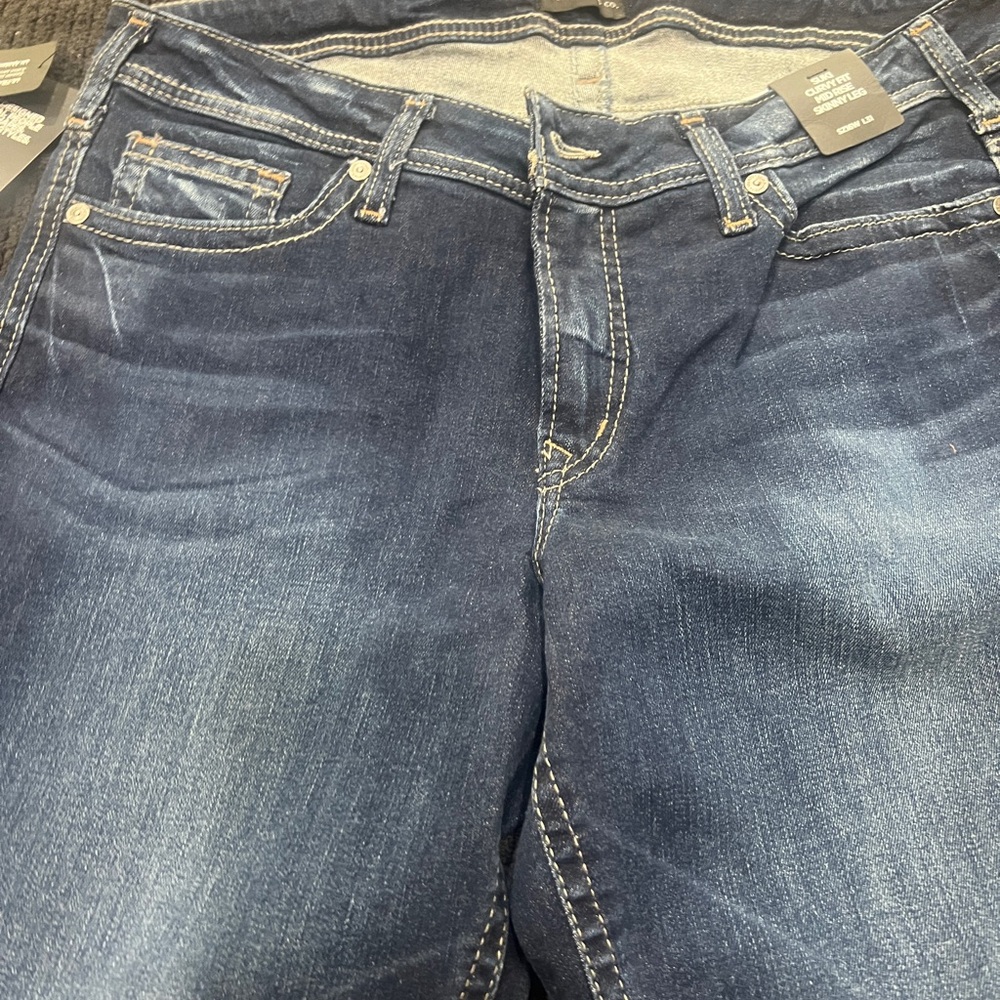 Silver women’s jeans